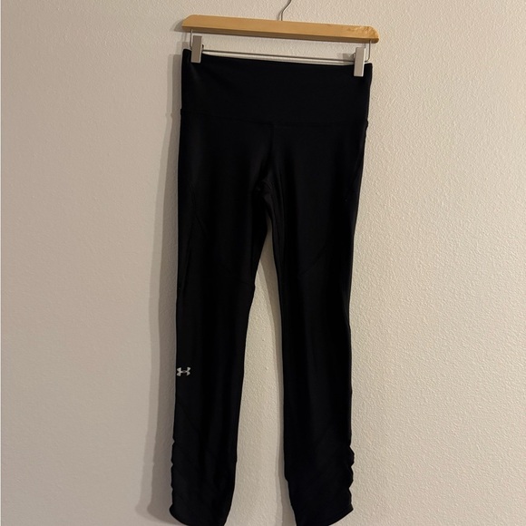 Under Armour HeatGear Black Compression Leggings - Picture 1 of 4